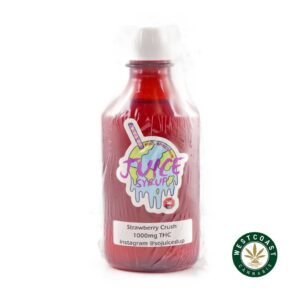 Juicecdn - Strawberry Crush 1000mg THC Lean at Wccannabis Online Store