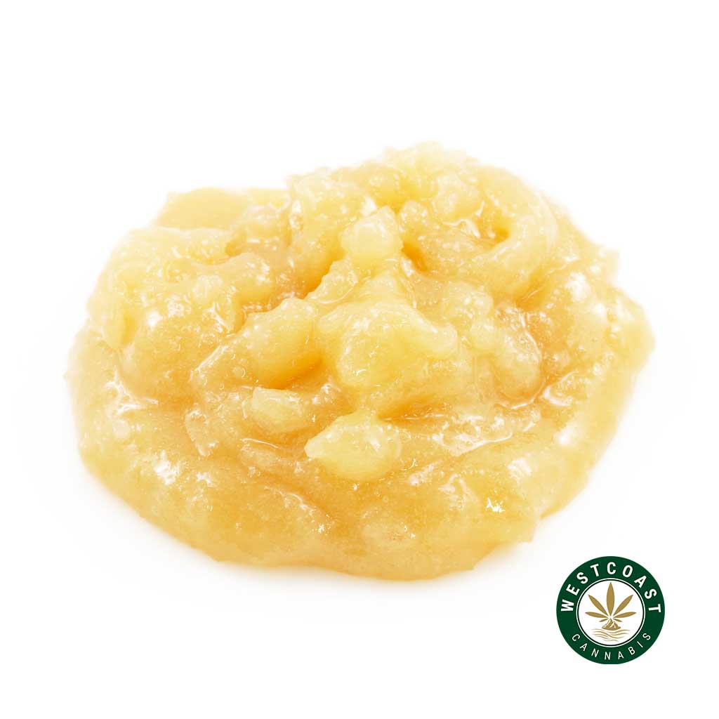 Buy Live Resin online from West Coast Cannabis. Purple Pug Breath THC concentrate rosin in Canada.