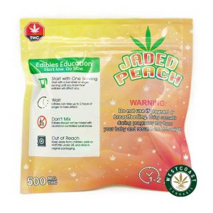 Buy Jaded Peach 500MG THC 10 Pieceat Wccannabis Online Store