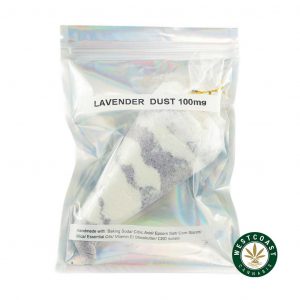 lavender dust bath bomb 100mg CBD isolate