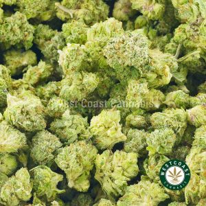 product photo of sweet berry popcorn weed for sale online at west coast cannabis. buy pot online. pink kush strain, hindu kush strain, and bubba kush weed. Best place for buying pot online in Canada.