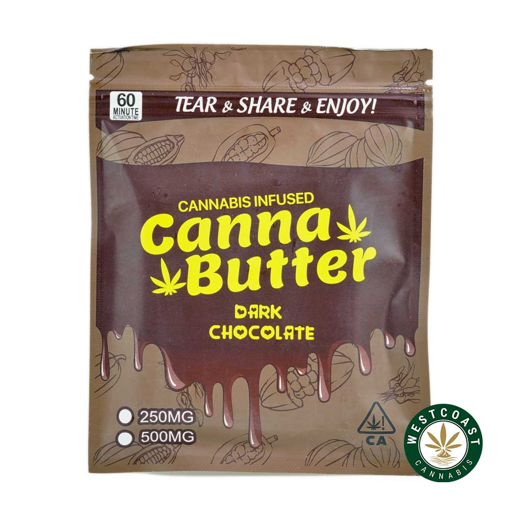 Buy Canna Butter - Chocolate 500mg THC Online | West Coast Cannabis