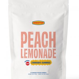 Buy weed gummies online in Canada. Peach lemonade flavour THC gummies online in Canada. weed gummies. marijuana gummies.