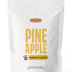 Buy weed gummies online in Canada. Pineapple flavour pot gummies online in Canada.
