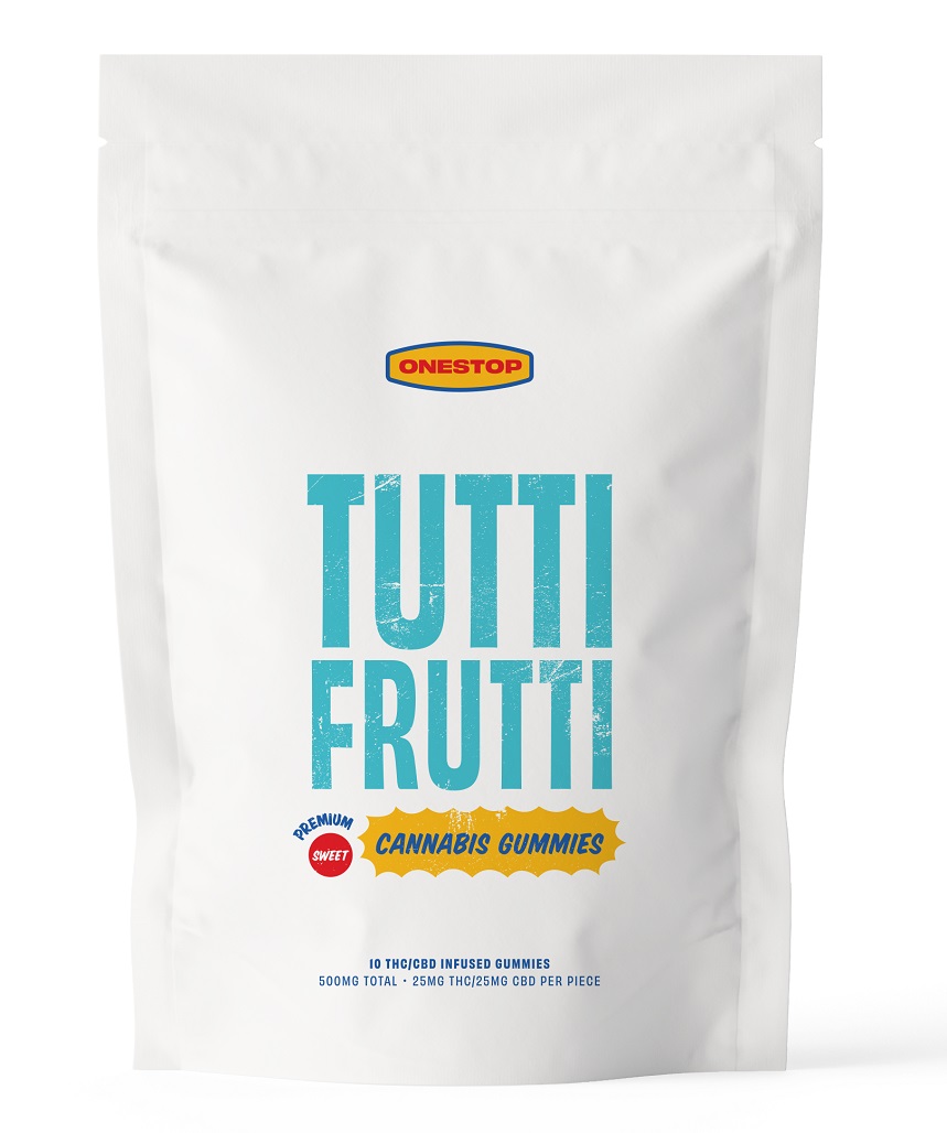 Buy weed gummies online in Canada. Tutti Frutti flavour THC gummies online in Canada. weed gummies. marijuana gummies.