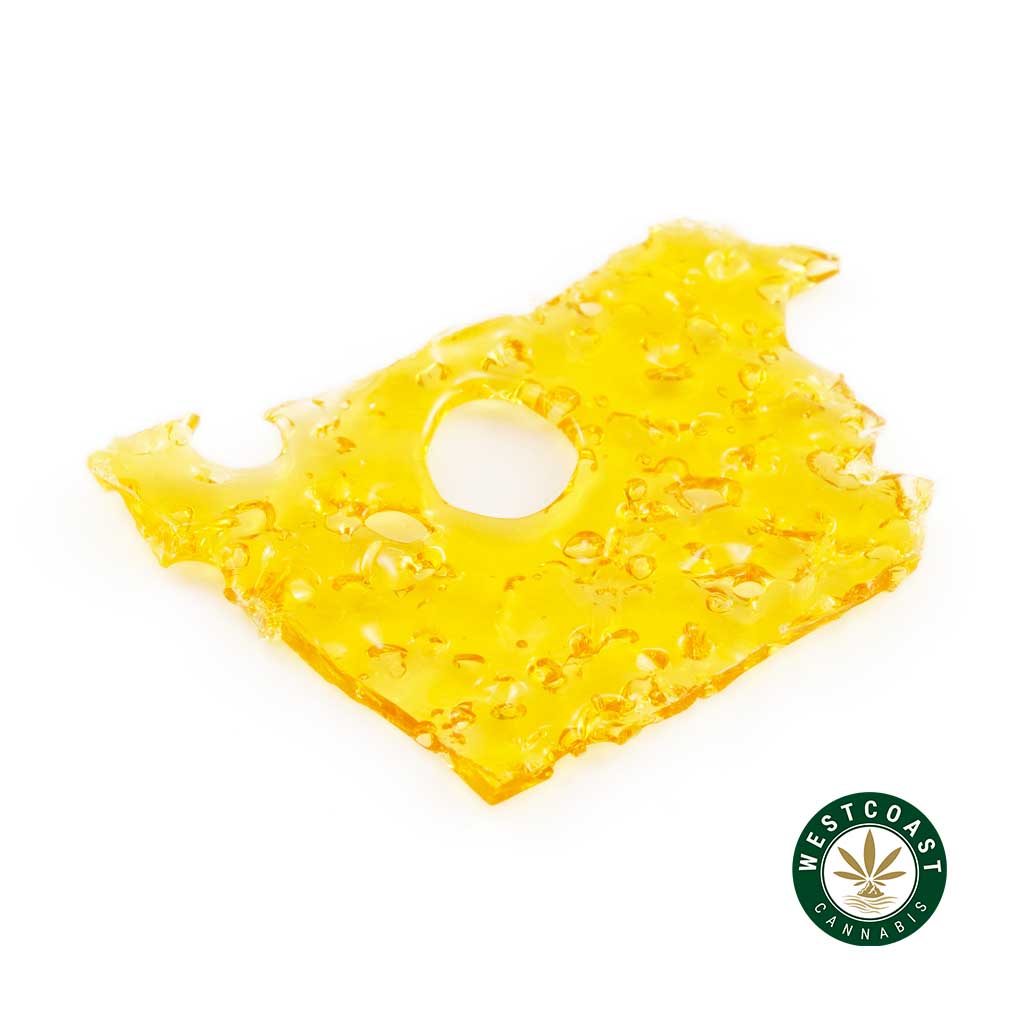 Buy shatter online Canada Megalodon concentrate from West Coast Cannabis online dispensary.