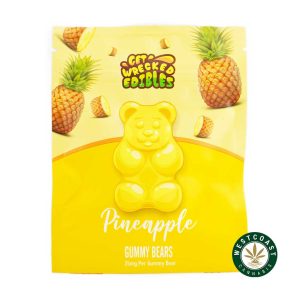 Buy Get Wrecked Edibles - Pineapple Gummy Bears 150mg THC at Wccannabis Online Shop