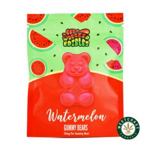 Buy Get Wrecked Edibles - Watermelon Gummy Bears 150mg THC at Wccannabis Online Shop