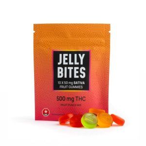 Buy Jelly Bites - Fruit Punch 500MG (Sativa) at Wccannabis Online Shop