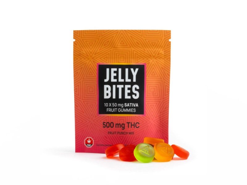 Buy Jelly Bites - Fruit Punch 500MG (Sativa) at Wccannabis Online Shop