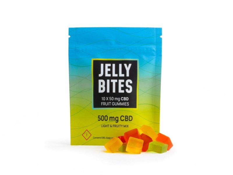 Buy Jelly Bites - Light & Fruity Mix 500mg CBD at Wccannabis Online Shop