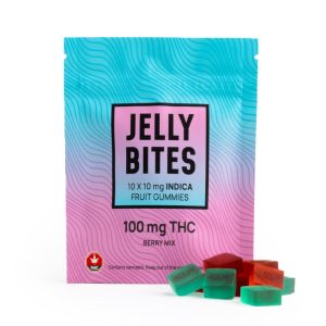 Buy Jelly Bites - Berry Mix 100mg (Indica) at Wccannabis Online Shop