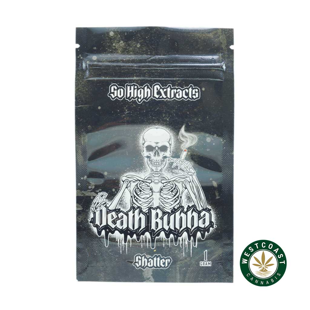 Buy So High Premium Concentrate Shatter - Death Bubba at Wccannabis Online Shop