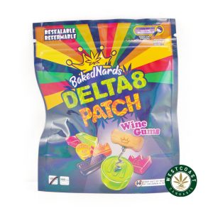 Buy Baked Nards - Delta 8 Patch Wine Gums 500mg THC at Wccannabis Online Shop