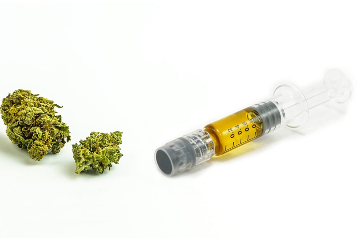 THC Distillate and cannabis buds from online dispensary wccannabis weed dispensary and pot store.