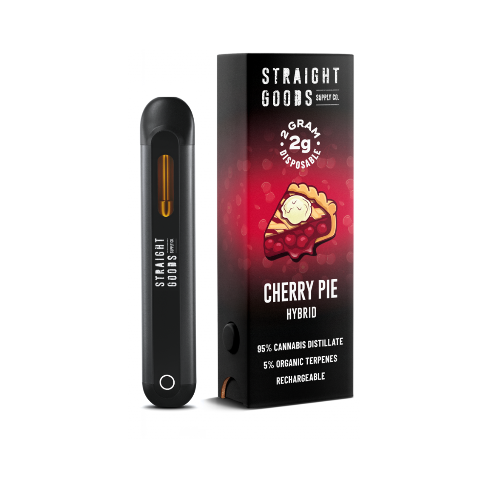 Buy Straight Goods - Cherry Pie 2G Disposable Pen (Hybrid) at Wccannabis Online Shop