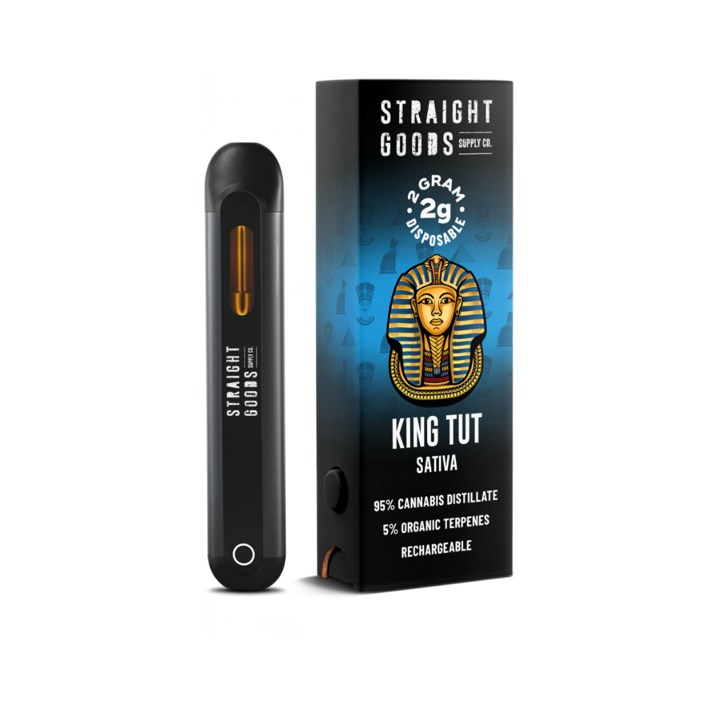 Buy Straight Goods - King Tut 2G Disposable Pen (Sativa) at Wccannabis Online Shop