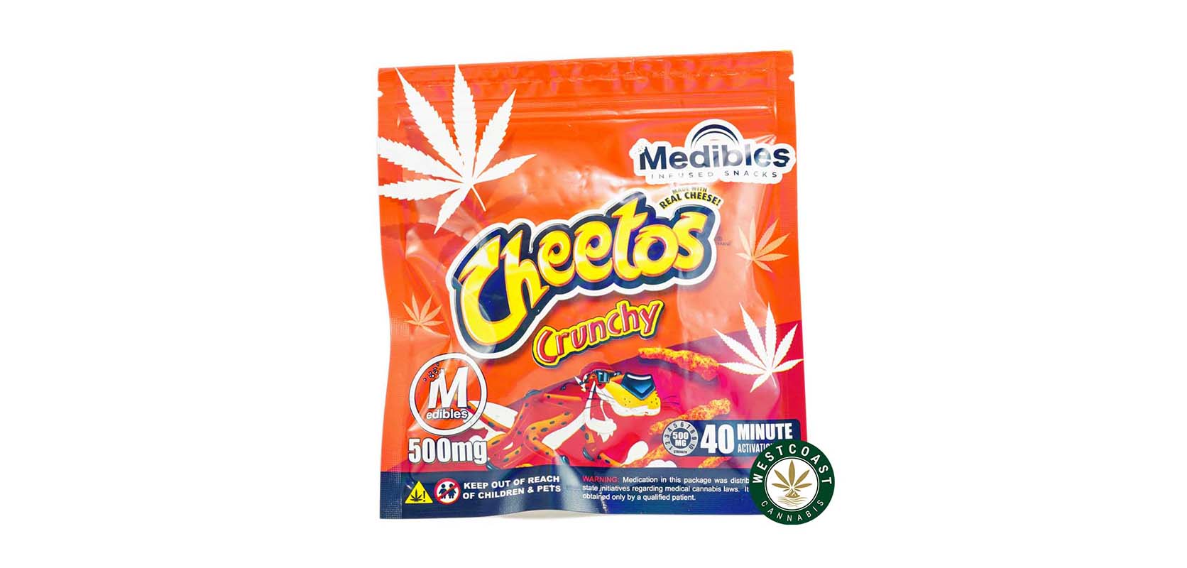 Marijuana edibles Cheetos Crunchy chips with THC. Weed edibles from wccannabis dispensary. Buy weed online. budget buds and cheapweed.
