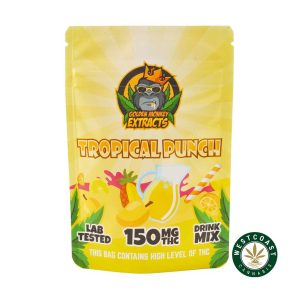 Buy Golden Monkey Extracts - Tropical Punch Drink Mix 150mg THC at Wccannabis Online Shop