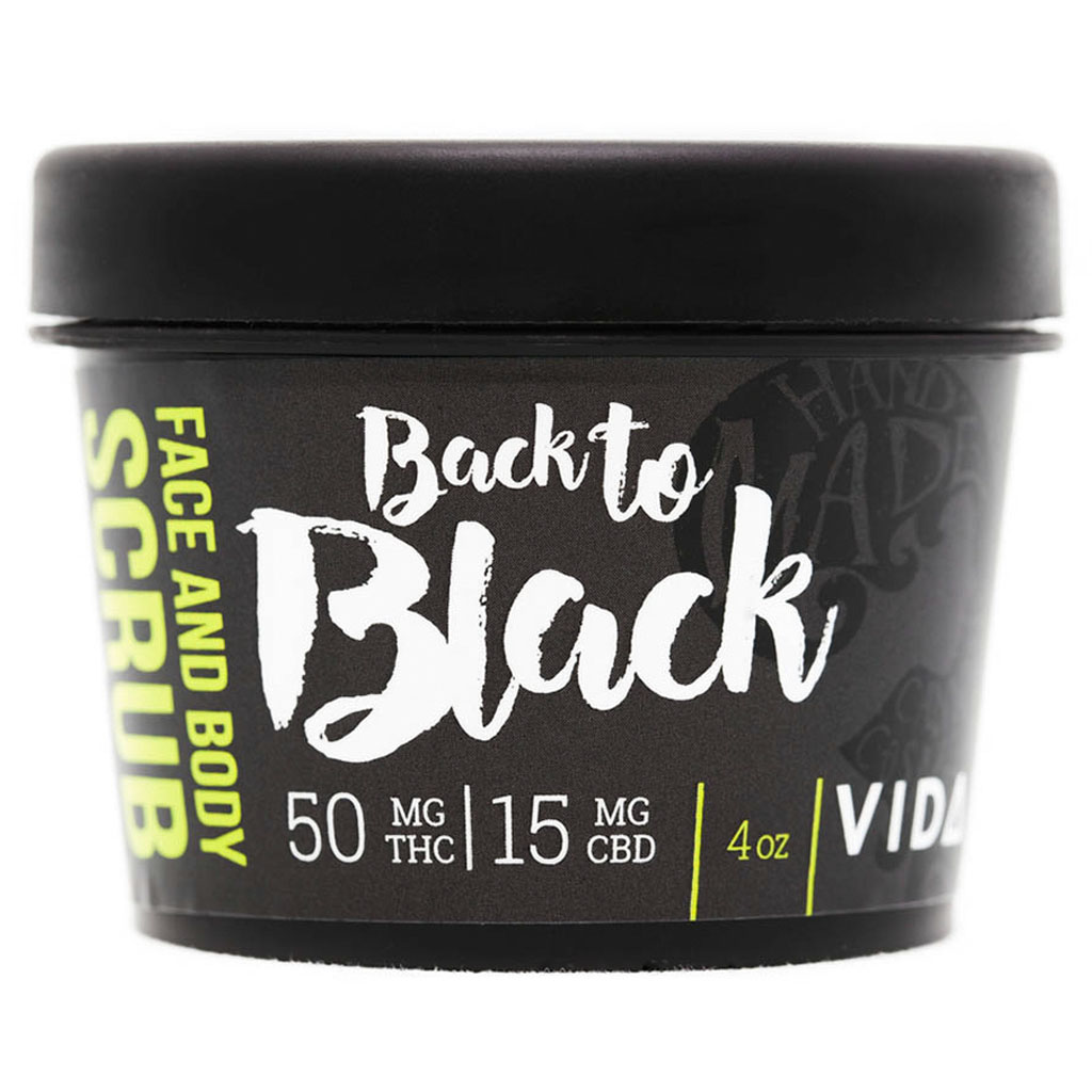 Buy Vida - Back To Black Face & Body Scrub at Wccannabis Online Shop