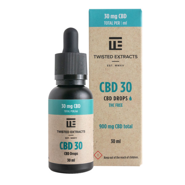 Buy Twisted Extracts 30 CBD Oil Tincture Drops 900mg (Orange Flavour) at Wccannabis Online Shop