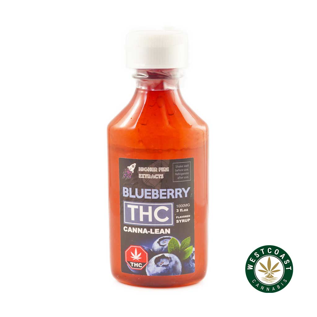 Buy Higher Fire Extracts - Blueberry Canna Lean 1000mg THC at Wccannabis Online Shop