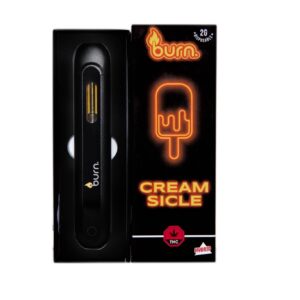 Buy Burn Extracts - Creamsice 2ML Mega Sized at Wccannabis Online Shop