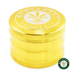Buy WCC Grinder - Gold Glossy at Wccannabis Online Shop