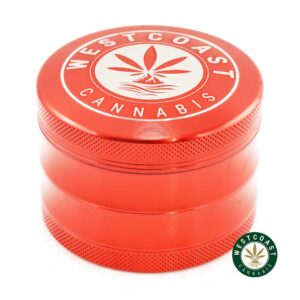Buy WCC Grinder - Red Glossy at Wccannabis Online Shop