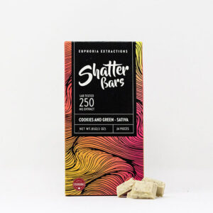 Buy Euphoria Extractions - Shatter Bar - Cookies and Green (Sativa) at Wccannabis Online Shop