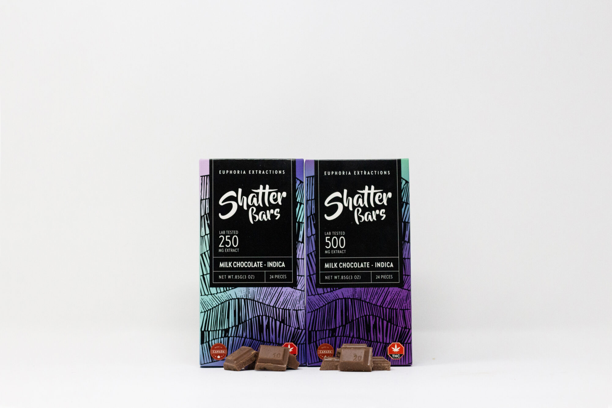 Buy Euphoria Extractions - Shatter Bar - Milk Chocolate (Indica) at Wccannabis Online Shop