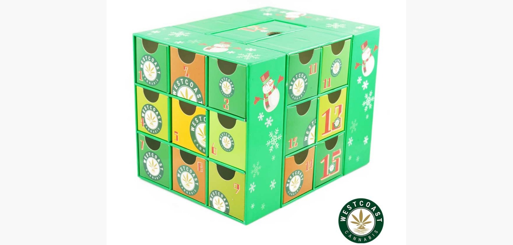 To help you out, West Coast Cannabis presents the latest addition to your cannabis itinerary, the Advent Calender from our online dispensary. 