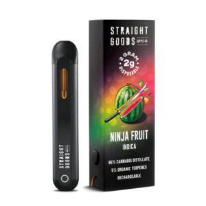 Buy Straight Goods - Ninja Fruit 2G Disposable Pen (Indica) at Wccannabis Online Shop