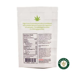 Buy High Dose Fruit Gummy - Sour Cherry 200mg THC (Sativa) at Wccannabis Online Shop