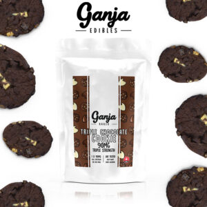 Buy Ganja Edibles - Triple Chocolate Cookie 90mg at Wccannabis Online Shop