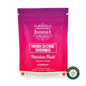 Buy Boost Gummy High Dose - Passion Fruit 1000mg THC at Wccannabis Online Shop