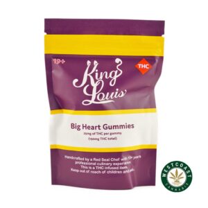 Buy King Louis Gummy - Big Heart - 150mg THC at Wccannabis Online Shop