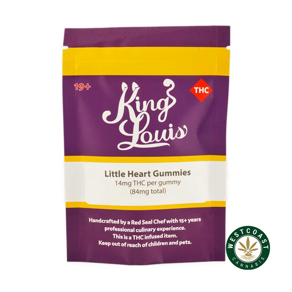 Buy King Louis Gummy - Little Heart - 84mg THC at Wccannabis Online Shop