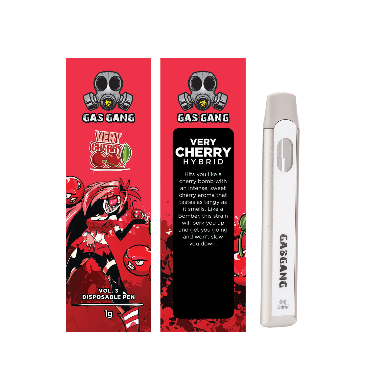 Buy Gas Gang - Very Cherry Disposable Pen at Wccannabis Online Shop