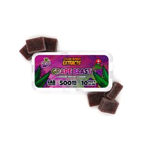 Buy Golden Monkey Extracts – High Dose 500mg THC Gummy - Grape Blast at Wccannabis Online shop