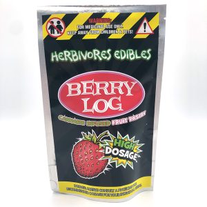 Buy Herbivore Edibles - Pastries - Berry Log 500mg THC at Wccannabis Online Shop