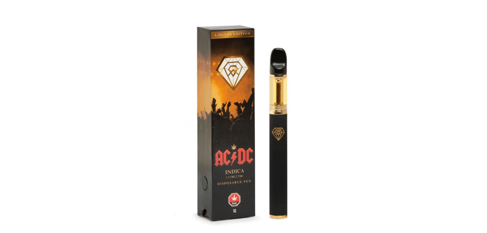 Get it while it's hot! Try the Diamond Concentrates – ACDC 1:1 THC-CBD (Limited Edition) and enjoy the benefits of a high THCV strain. 
