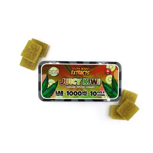 Buy Golden Monkey Extracts – High Dose 1000mg THC Gummy - Juicy Kiwi at Wccannabis Online Shop