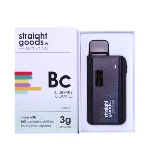 Buy Straight Goods - Blueberry Cookies 3G Disposable Pen at Wccannabis Online Shop