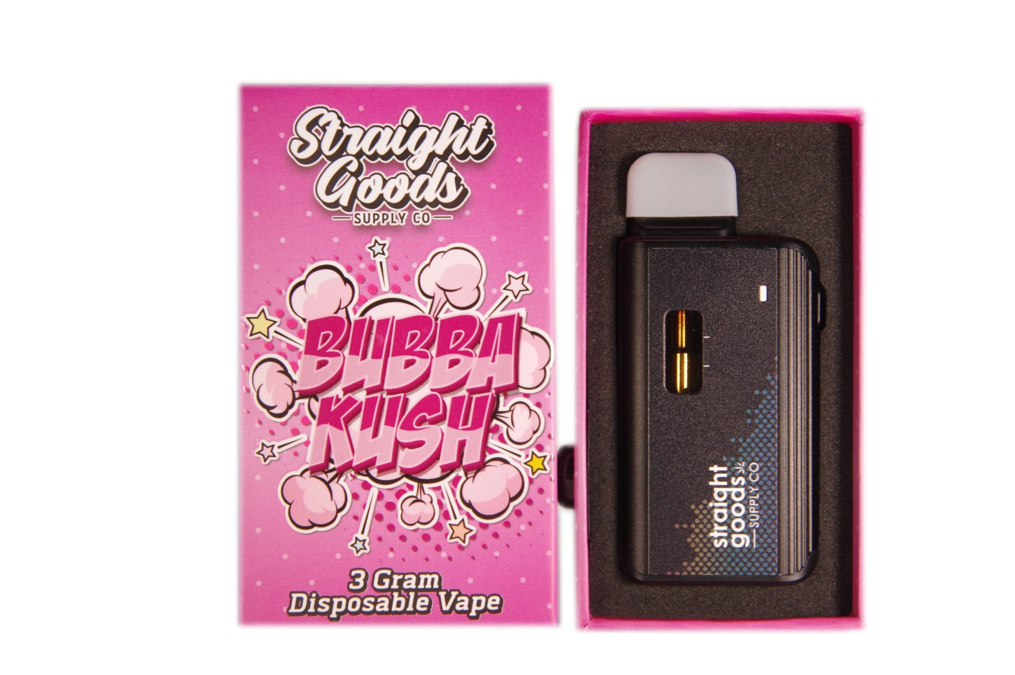 Buy Straight Goods - Bubba Kush 3G Disposable Pen at Wccannabis Online Shop