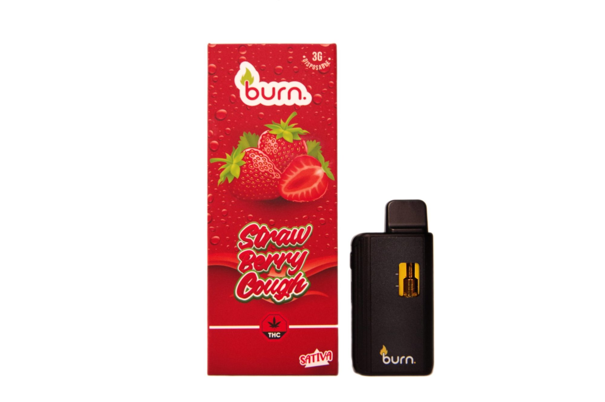 Buy Burn Extracts - Strawberry Cough 3ML Mega Sized at Wccannabis Online Shop