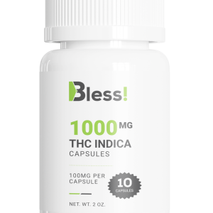 Buy Bless Capsules - 1000mg THC (Indica) at Wccannabis Online Shop