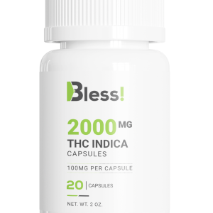 Buy Bless Capsules - 2000mg THC (Indica) at Wccannabis Online Shop