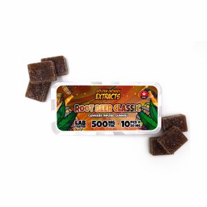 Buy Golden Monkey Extracts – High Dose 500mg THC Gummy - Root Beer at Wccannabis Online shop