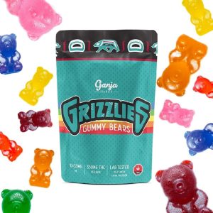 Buy Ganja Edibles - Grizzlies Gummy Bears 350mg THC at Wccannabis Online Shop